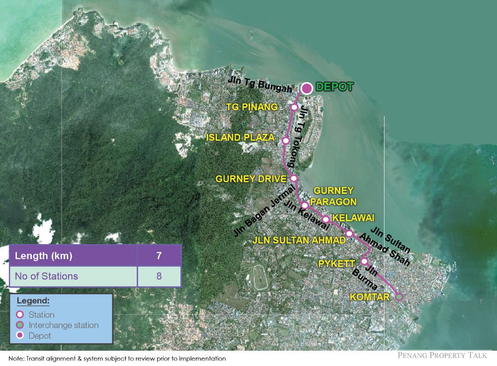 Penang Monorail – Tanjung Tokong Line | Penang Property Talk