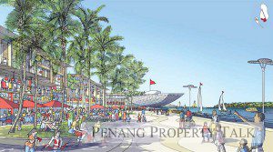 A vibrant new seafront promenade for Penang along the upcoming Gurney Wharf