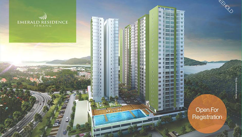 Emerald Residence Cangkat Bukit Belah Teluk Kumbar Bayan Lepas Penang 1 Bedroom 130 Sqft Apartments Condos Service Residences For Sale By Tppt Sdn Bhd 30723704